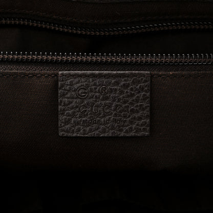 Gucci Monogram Flap Messenger Bag Beige Dark Brown 6 of 10