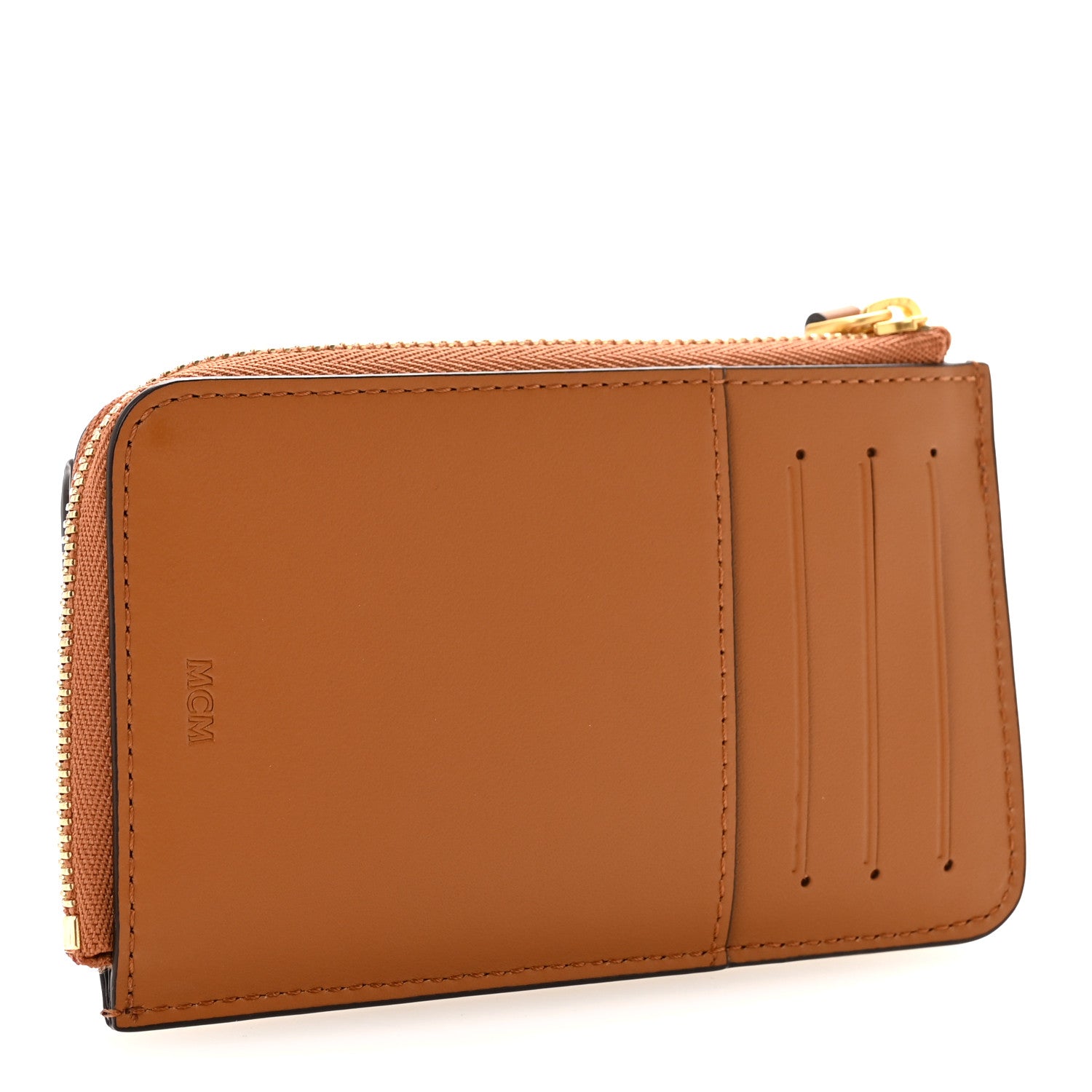 MCM Lauretos Card Case Oatmeal 3 of 7