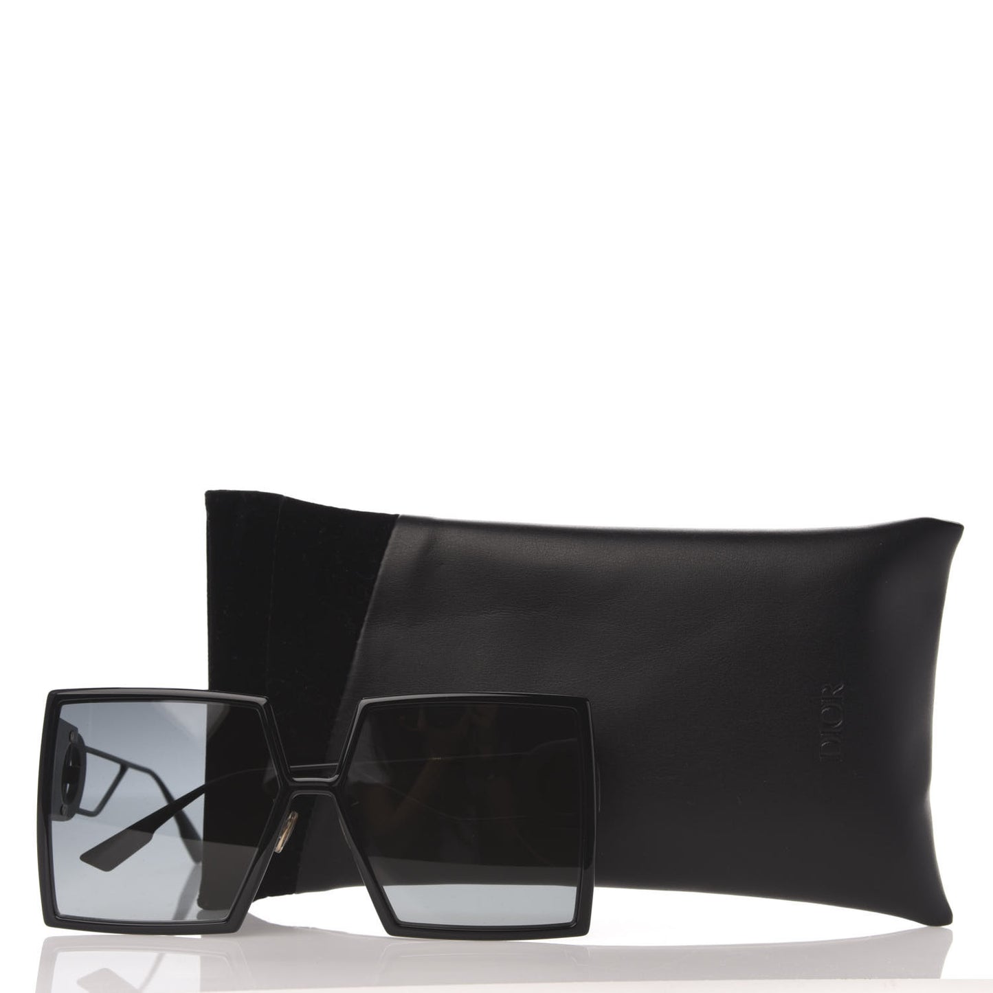 Square 30 Montaigne Sunglasses Black