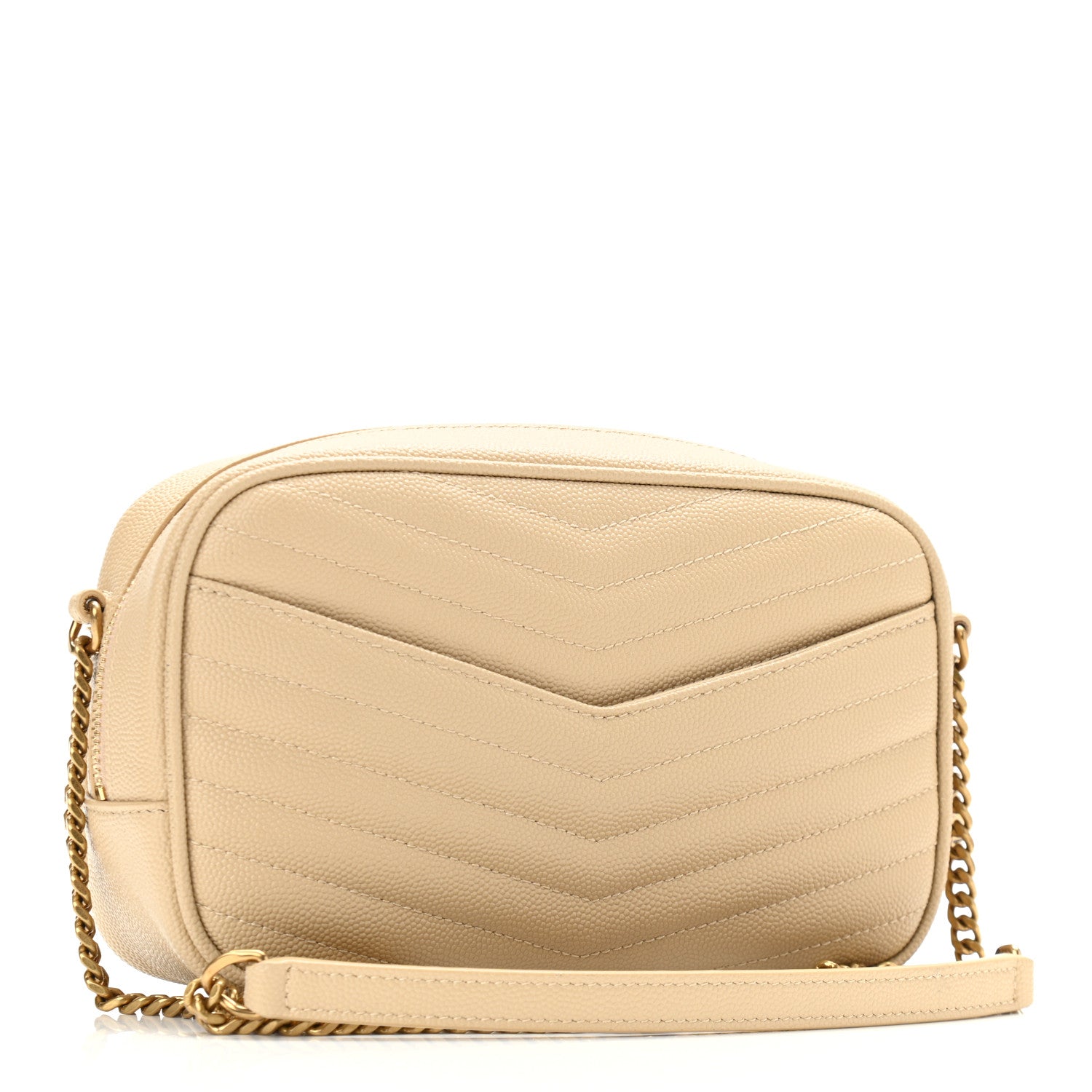 Saint Laurent Grain De Poudre Matelasse Monogram Mini Lou Camera Bag New Powder 3 of 9