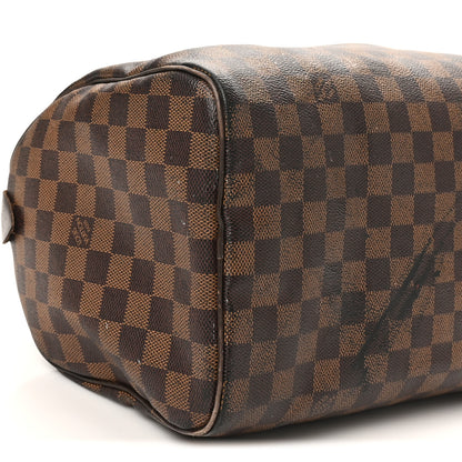 Louis Vuitton Damier Ebene Speedy 30 9 of 12