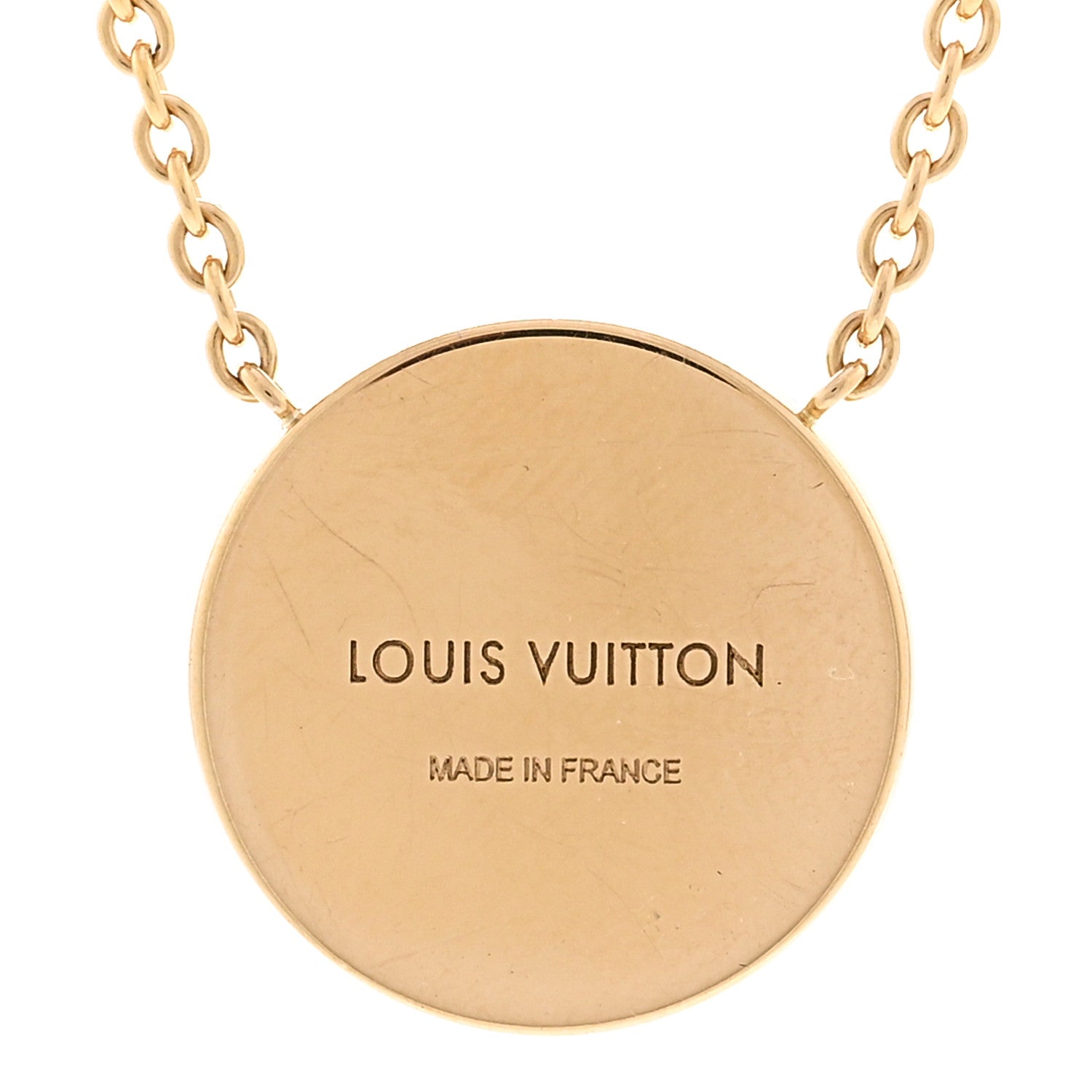 Louis Vuitton 18K Yellow Gold Carnelian Blossom Sun Pendant Necklace 4 of 5