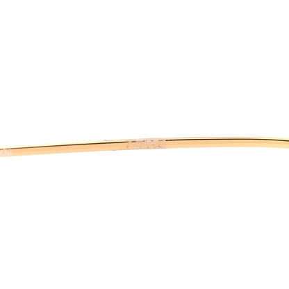 Gucci Metal Pearl Cat Eye Sunglasses GG0364S Gold 8 of 8