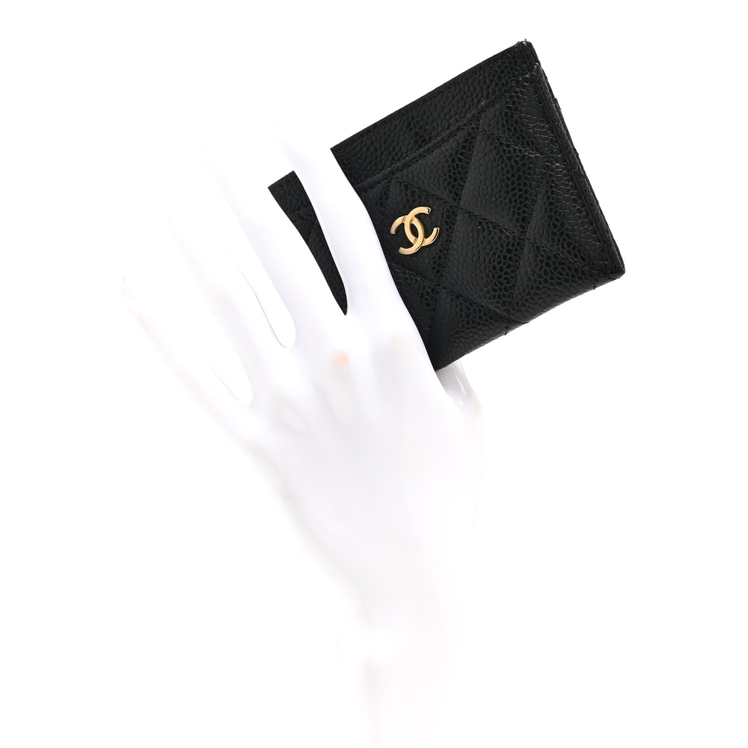 Chanel Caviar Quilted Card Holder Black 2 of 8