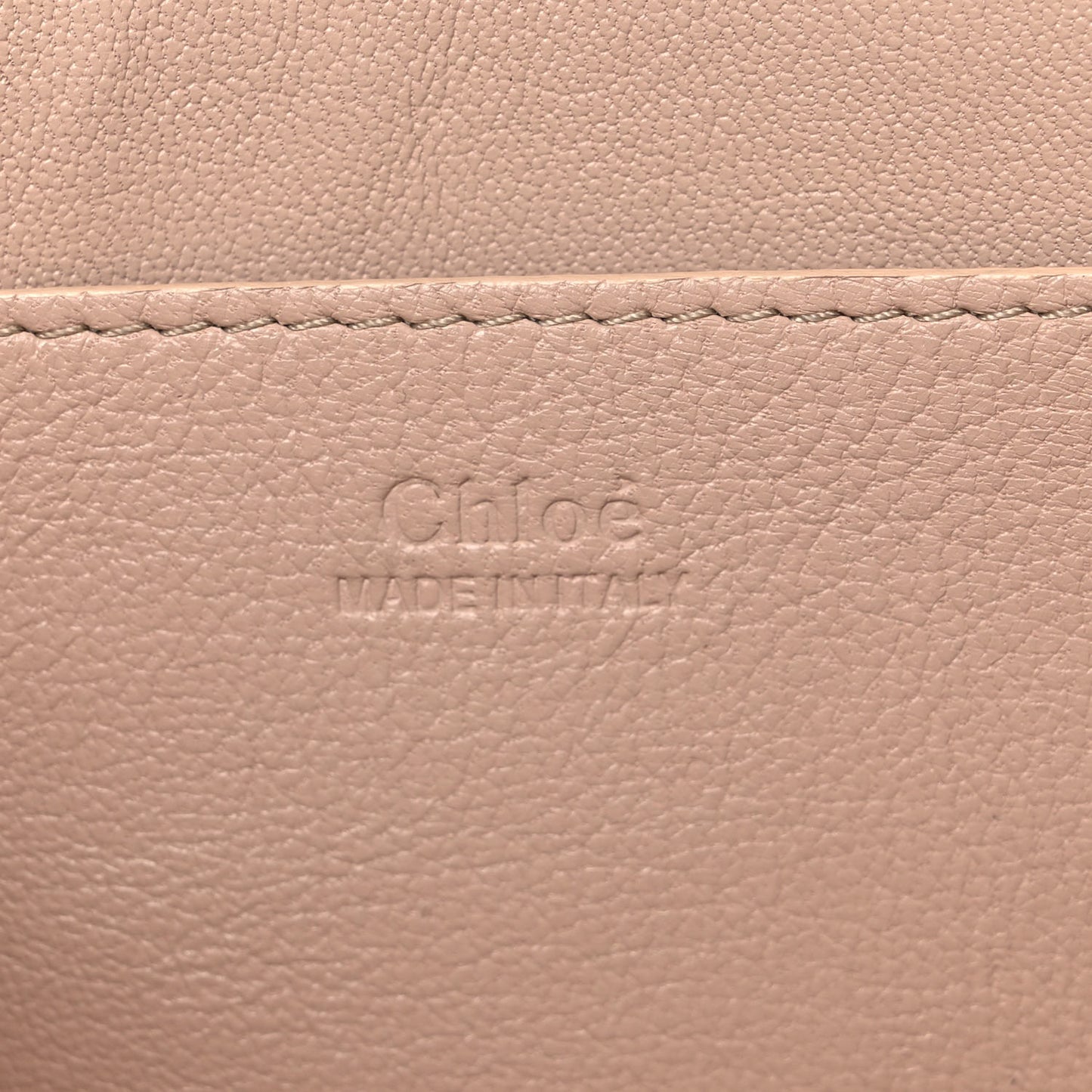 Nappa Medium Elle Chain Clutch Blush Nude