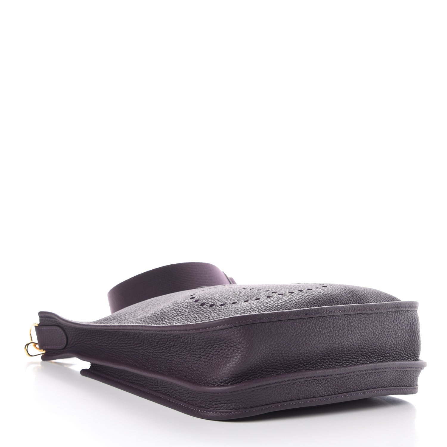 Hermes Taurillon Clemence Evelyne III PM Raisin 4 of 8