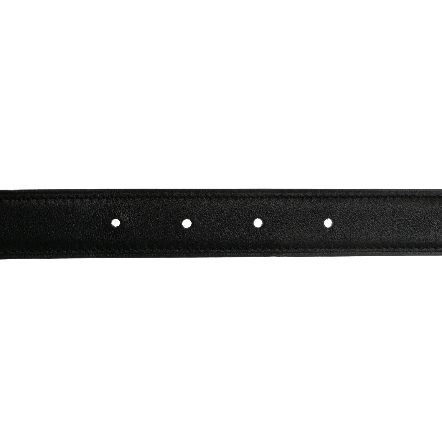 Hermes Swift Epsom 24mm Belt Strap 80 32 Black Gold 5 of 8