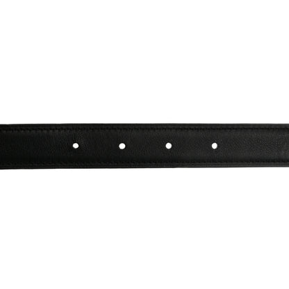 Hermes Swift Epsom 24mm Belt Strap 80 32 Black Gold 5 of 8