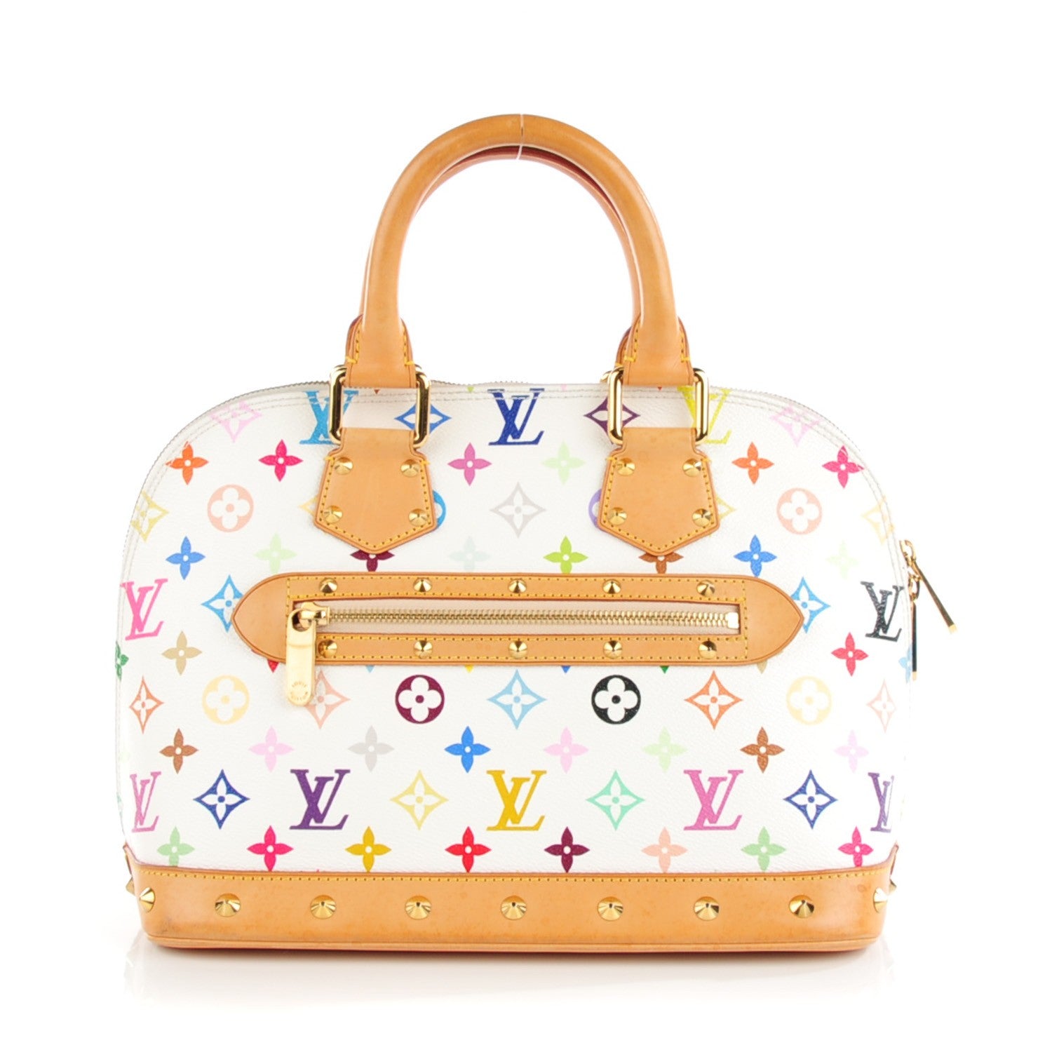 Louis Vuitton Monogram Multicolor Alma White 1 of 9