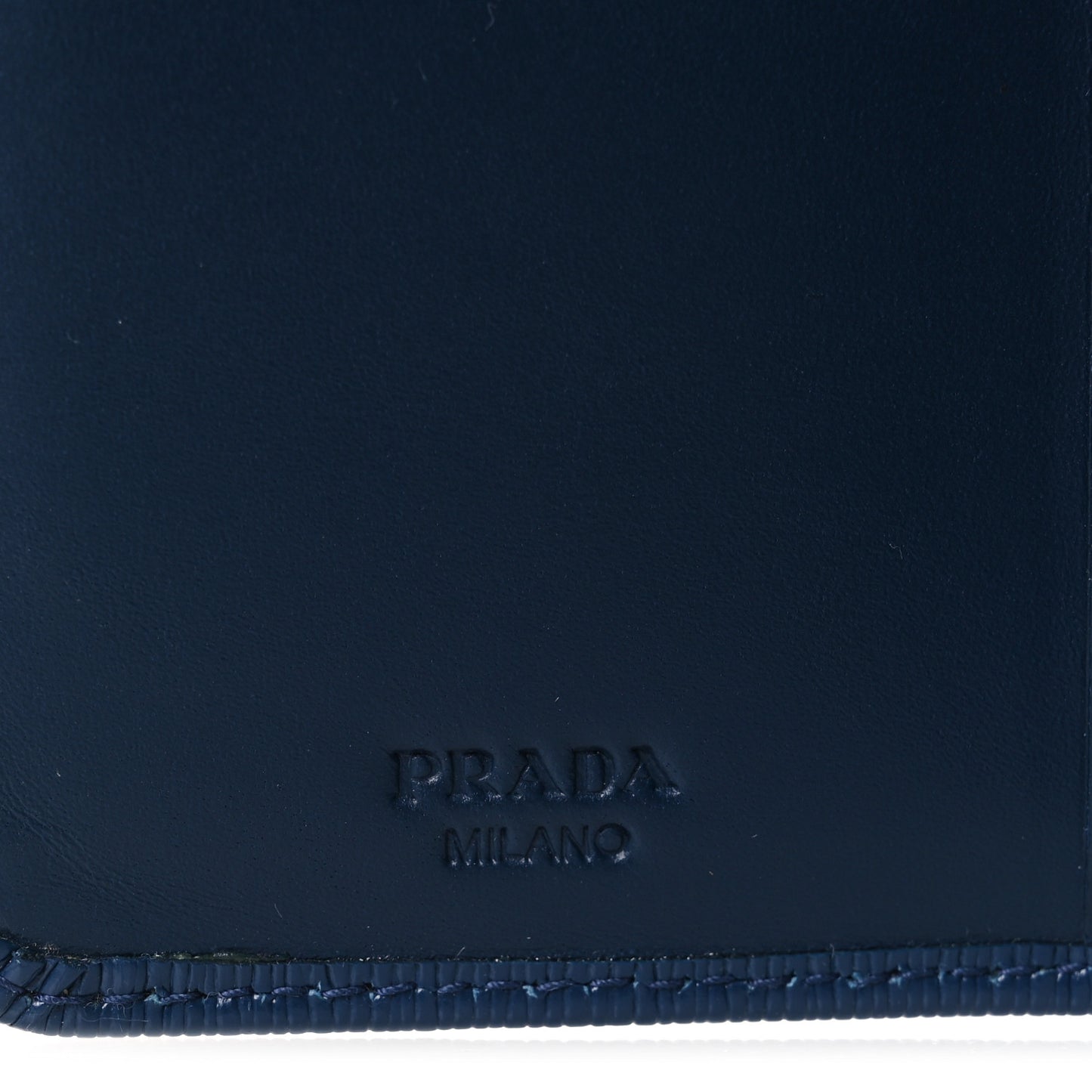 Vitello Move Metal Compact Wallet Bluette