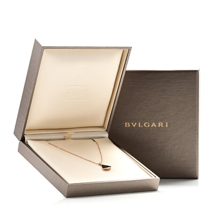 Bulgari 18K Rose Gold Diamond Black Onyx Divas' Dream Pendant Necklace 6 of 6