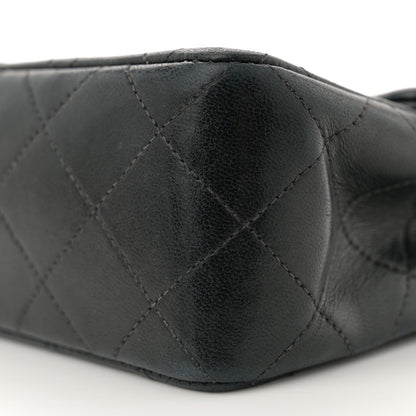 Chanel Lambskin Quilted Mini Square Flap Black 10 of 12