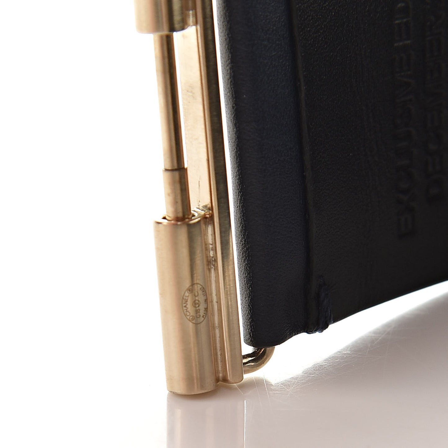 Calfskin CC Wide Cuff Navy