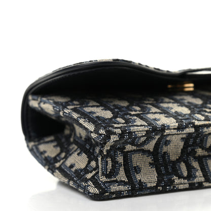 Christian Dior Oblique Saddle Belt Bag Blue 7 of 11