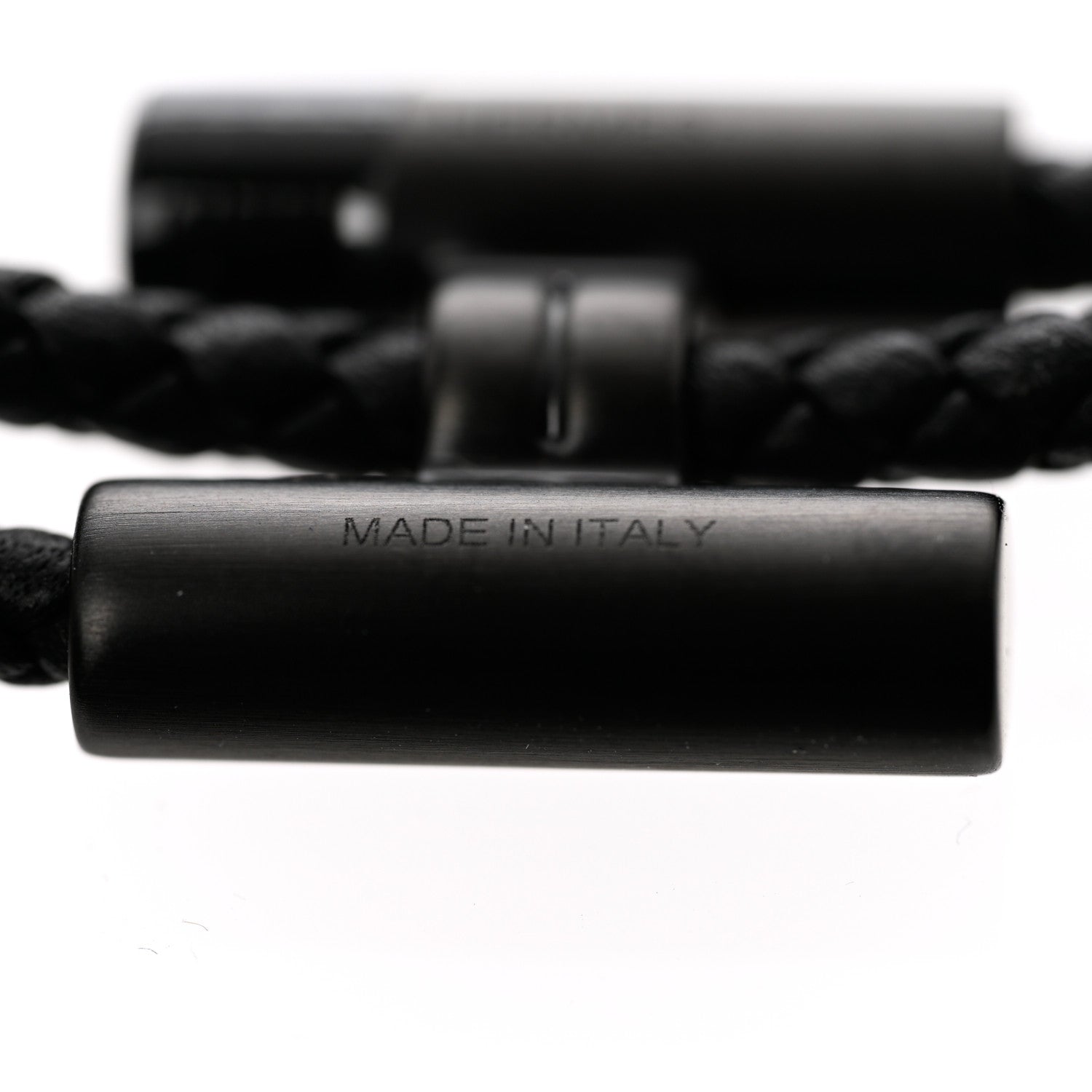 Hermes Swift Double Wrap Cord Tournis Tresse Bracelet T4 Black 4 of 6