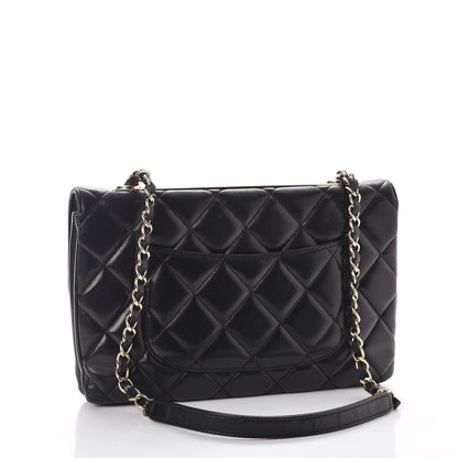 Chanel Lambskin Quilted Medium Trendy CC Flap Black 3 of 10