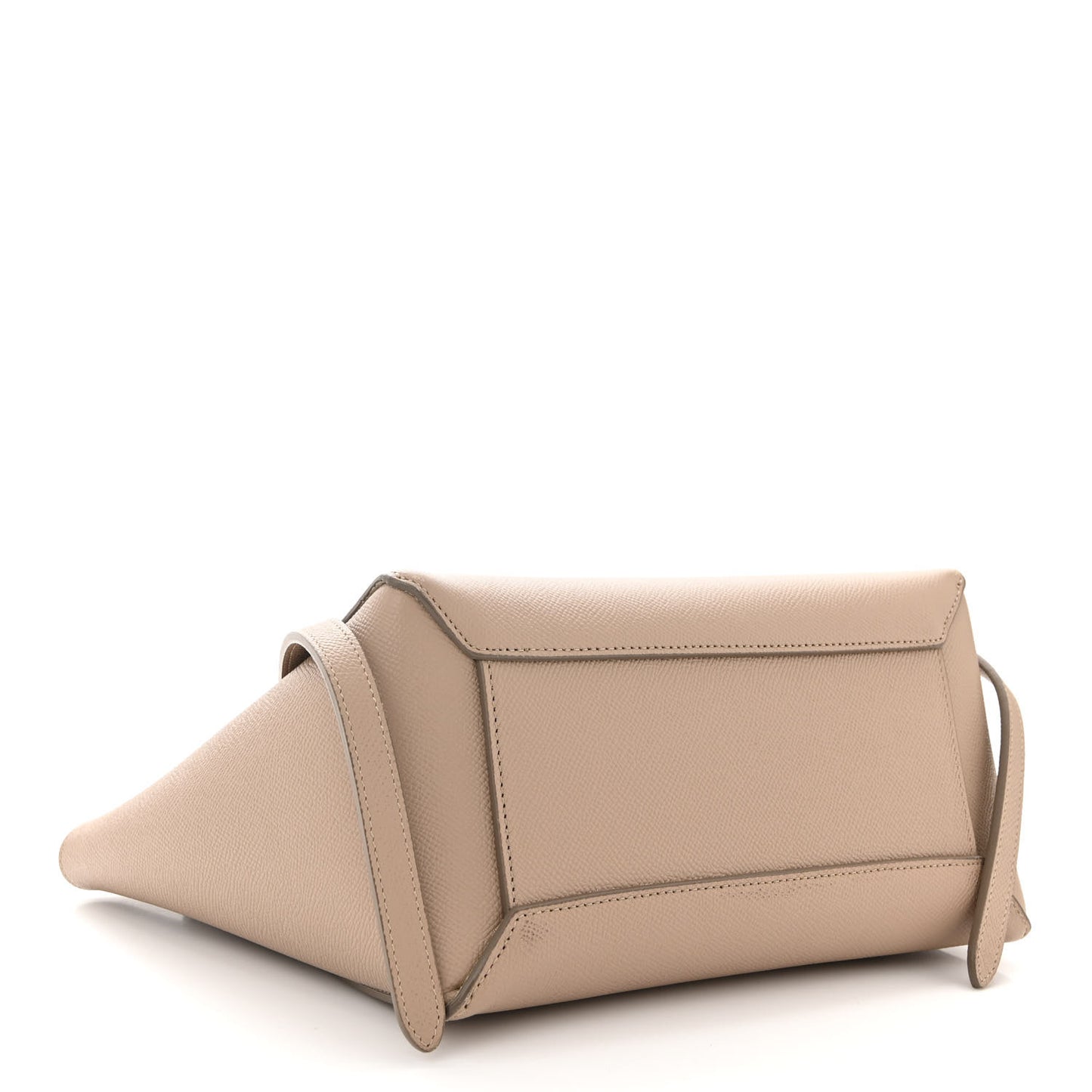 Grained Calfskin Micro Belt Bag Light Taupe