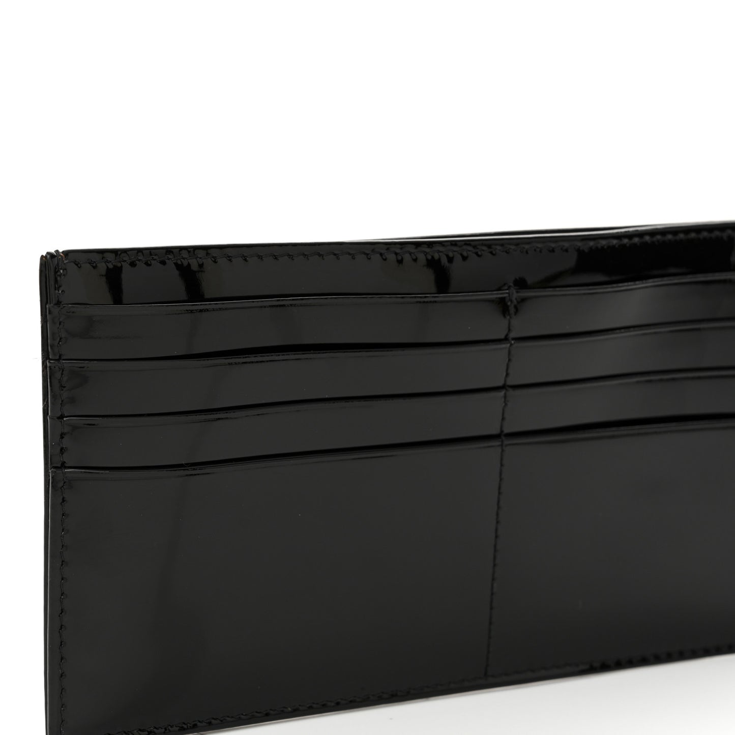 Patent Cannage Lady Dior Pouch Black