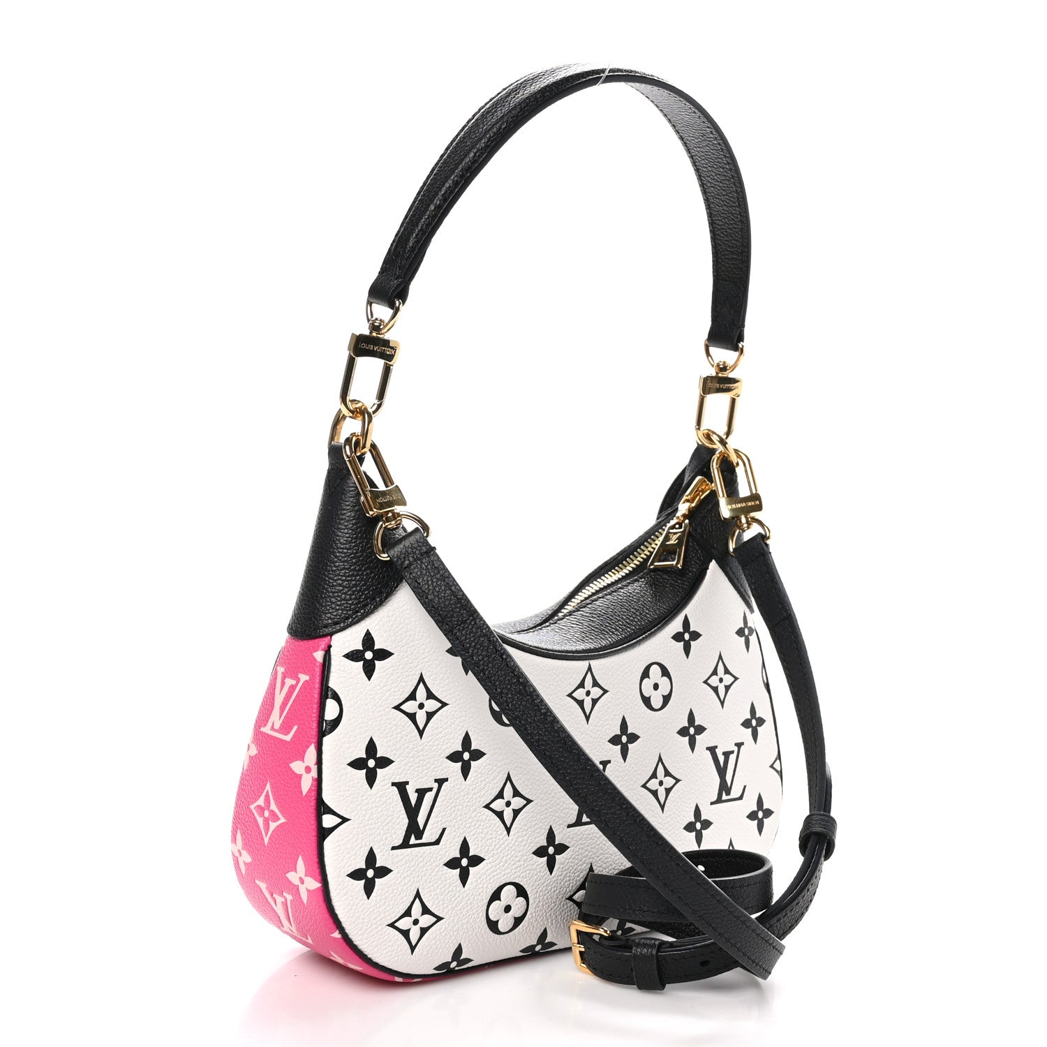 Louis Vuitton Empreinte Monogram Spring in the City Bagatelle NM Black White Pink 3 of 10