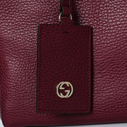 Gucci Dollar Calfskin Small Swing Tote Raspberry 8 of 9