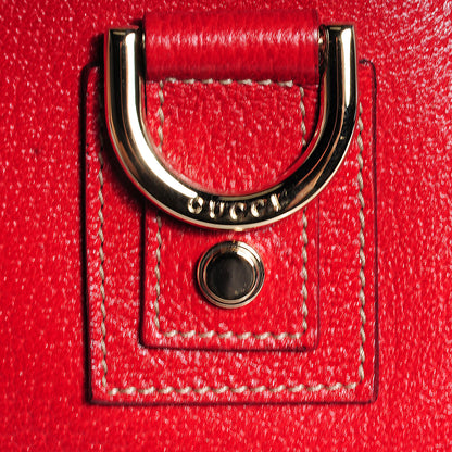 Gucci Leather Abbey D Ring Hobo Red 6 of 8