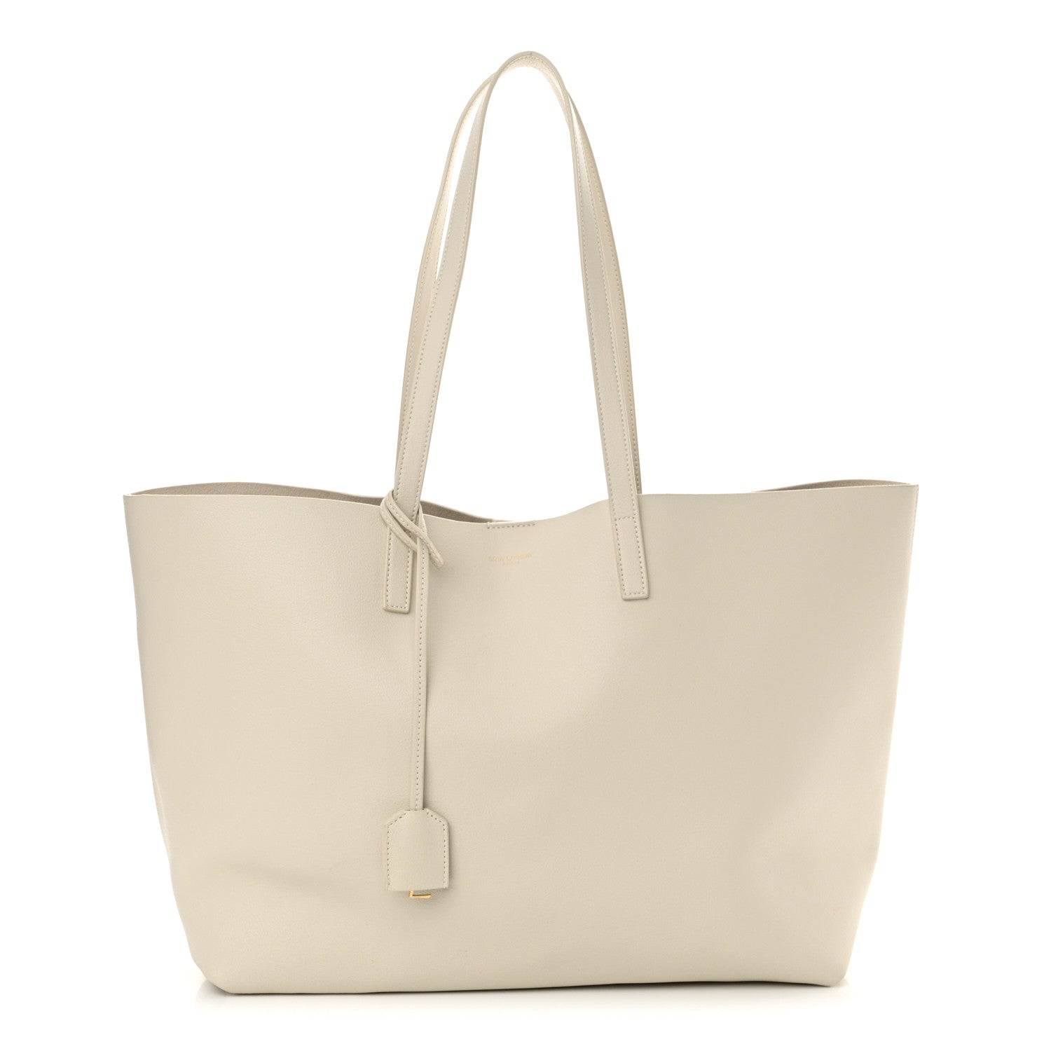 Saint Laurent Calfskin Large Shopping Tote Crema Soft 1 of 13