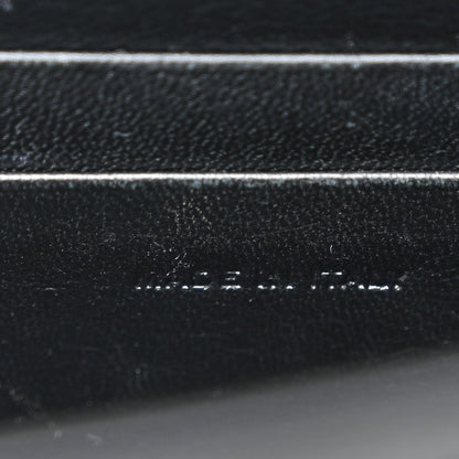 Saint Laurent Grain De Poudre Monogram Cassandra Chain Wallet Black 7 of 14