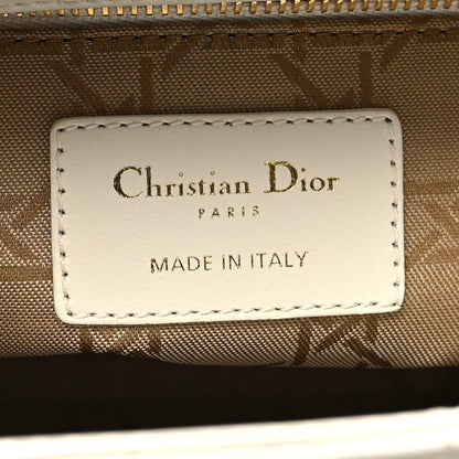 Christian Dior Lambskin Cannage Small My ABCDior Lady Dior White 6 of 11