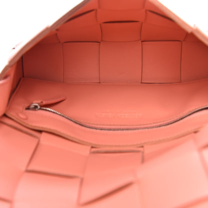 Bottega Veneta Nappa Maxi Intreccio Cassette Bag Peach 5 of 10