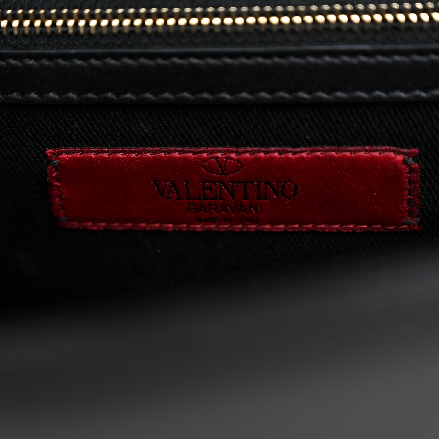 Valentino Garavani Vitello Medium Glam Lock Rockstud Flap Black 6 of 10