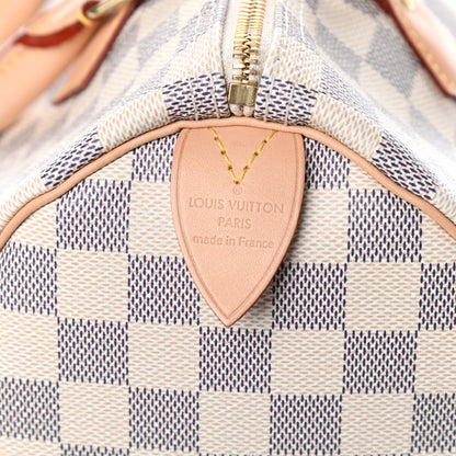 Louis Vuitton Damier Azur Speedy 30 6 of 9