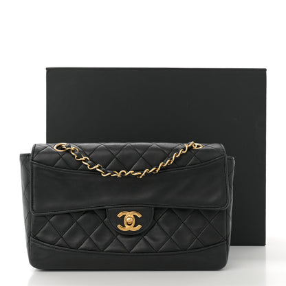 Chanel Lambskin Quilted Small Single Flap With Pouch Black 14 of 14