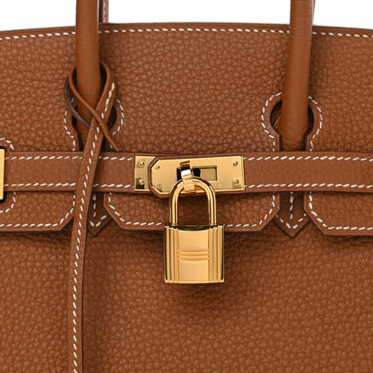 Hermes Togo Birkin 25 Gold 10 of 10