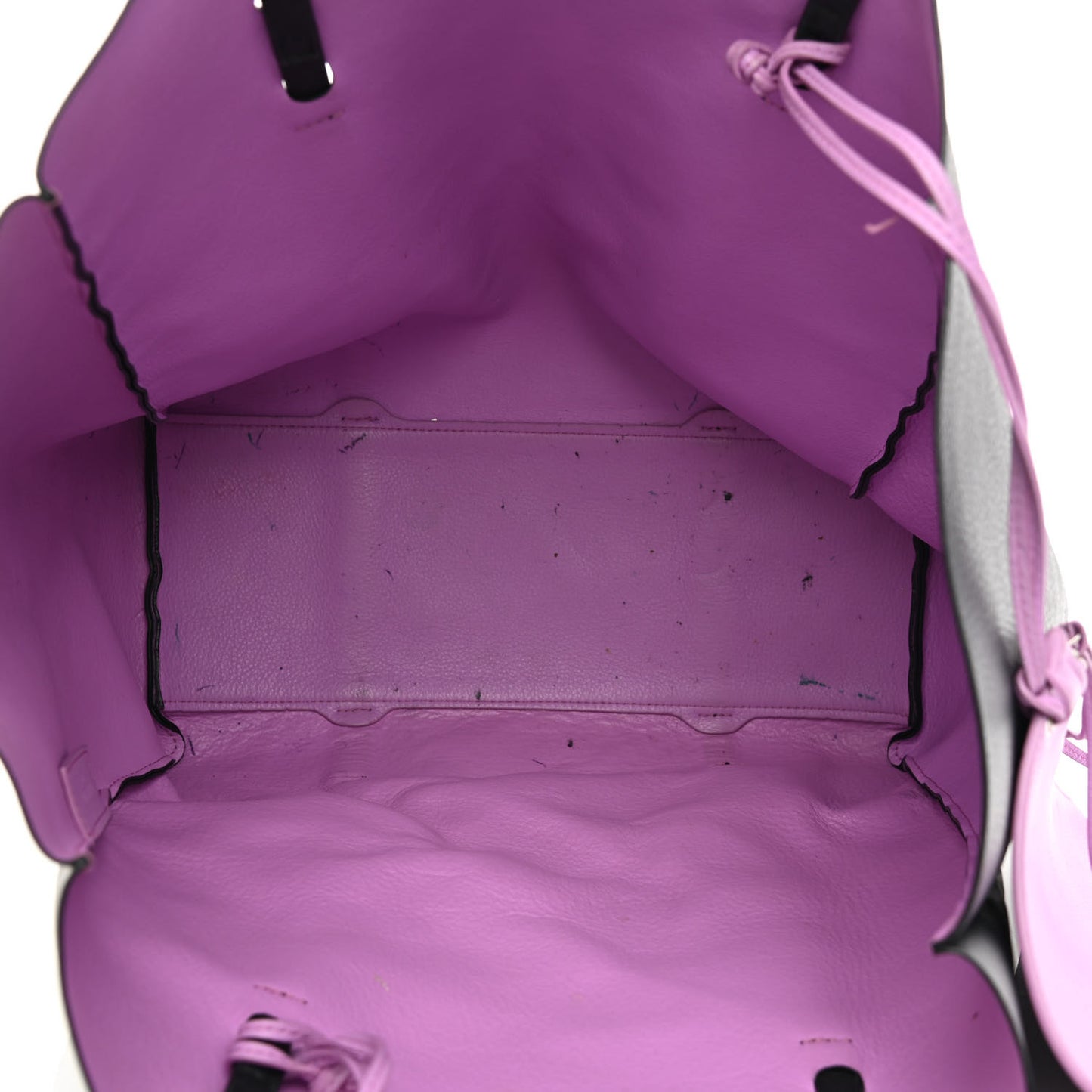 Veau Baltimore Double Sided Medium Everyday Tote Black Purple