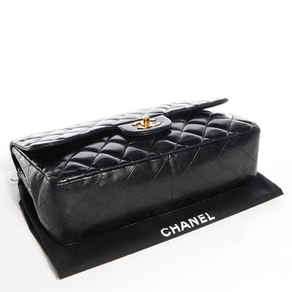Chanel Lambskin Quilted Jumbo Single Flap Black 4 of 9
