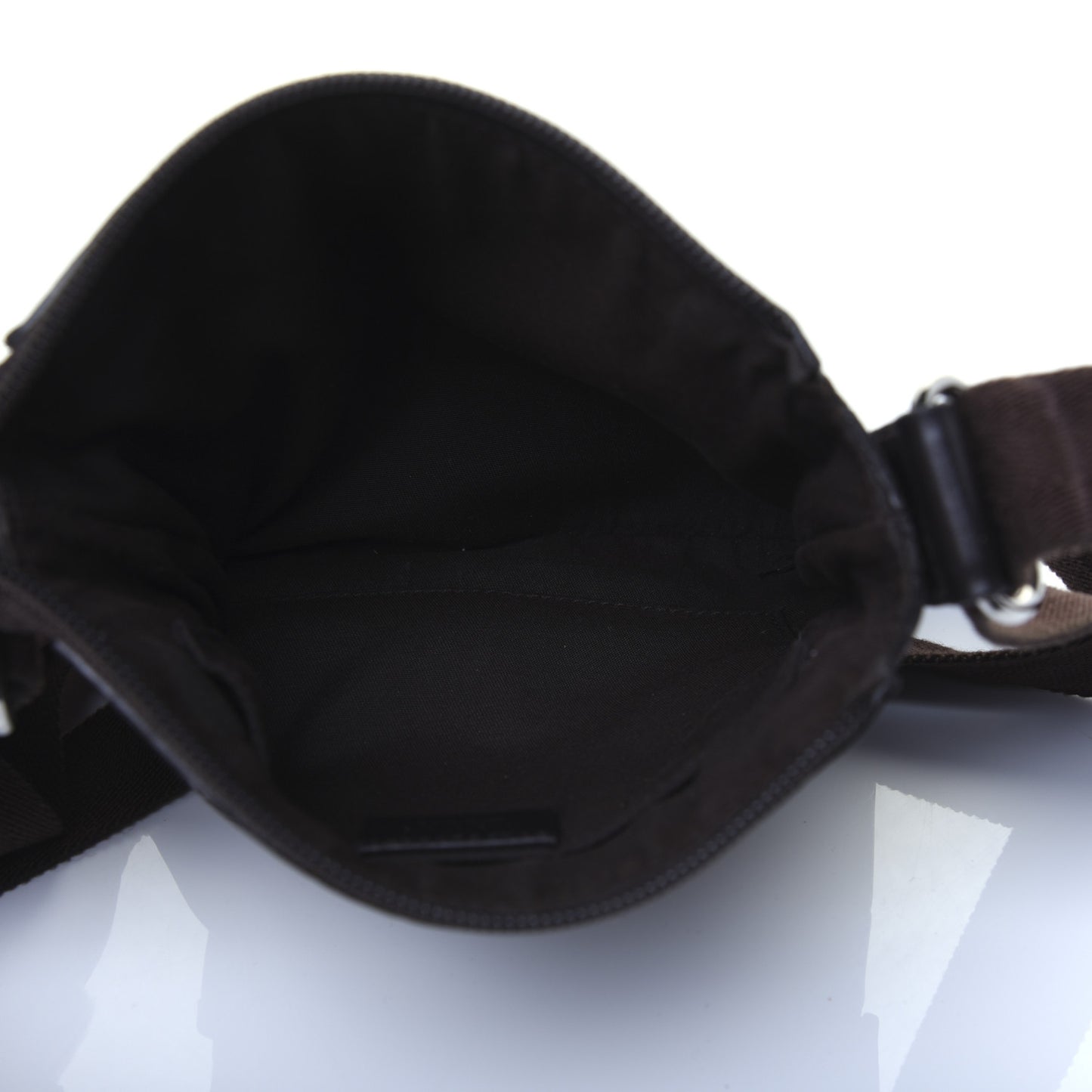 Guccissima Mini Messenger Bag Dark Brown