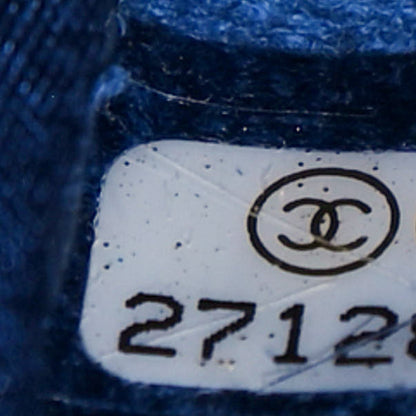 Chanel Caviar Quilted CC Day Camera Case Blue 6 of 12