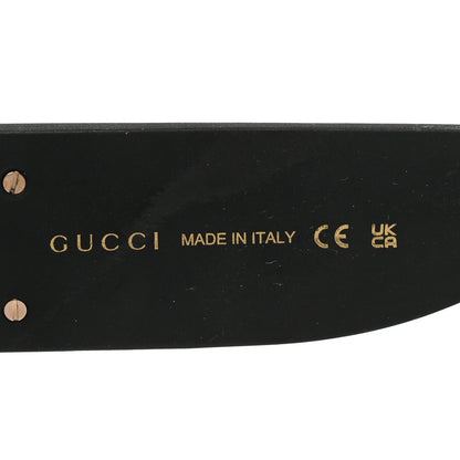Gucci Square Frame GG0102S Sunglasses Glitter Black 5 of 7