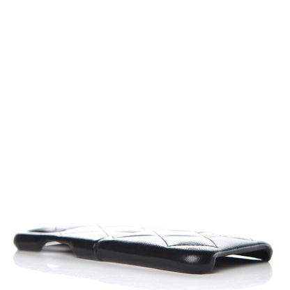 Chanel Lambskin Quilted iPhone X Case Black 4 of 7