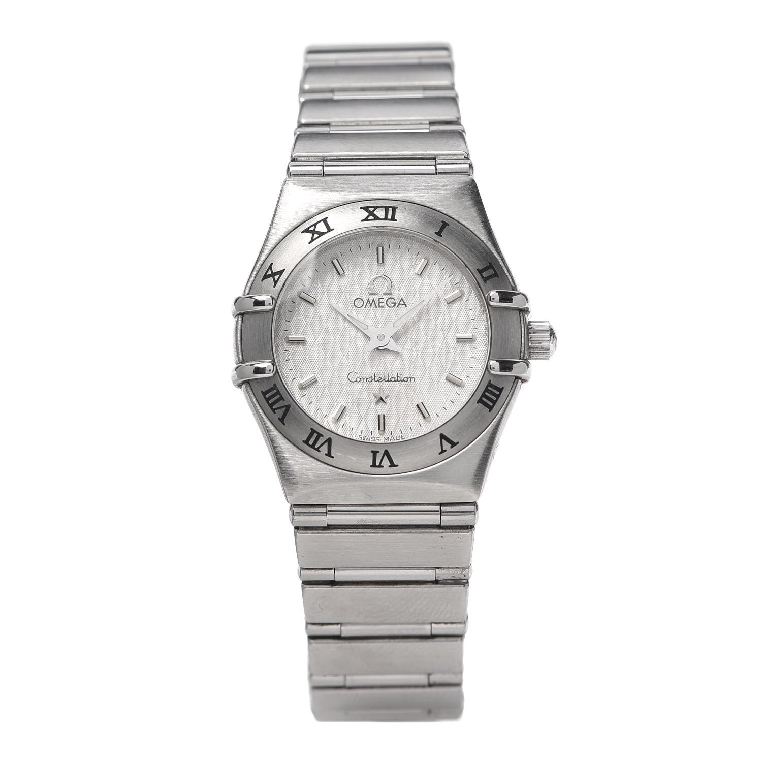 Omega Stainless Steel 22mm Constellation Quartz Watch White 1562.30 1 of 6