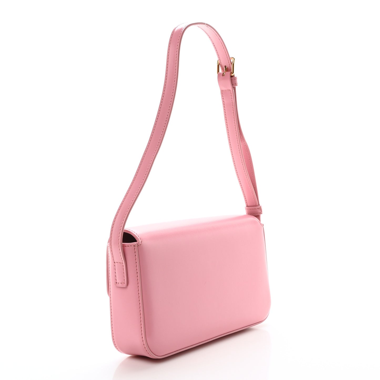 Natural Calfskin Triomphe Shoulder Bag Rose