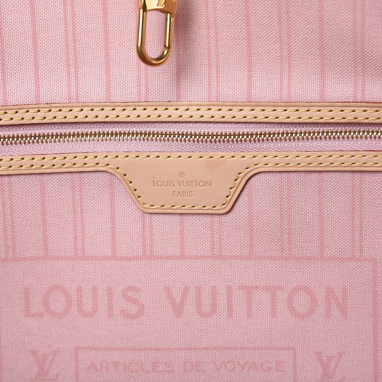Louis Vuitton Damier Azur Neo Neverfull GM Rose Ballerine 7 of 11