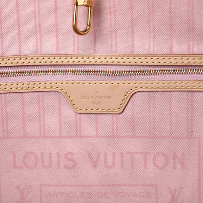 Louis Vuitton Damier Azur Neo Neverfull GM Rose Ballerine 7 of 11