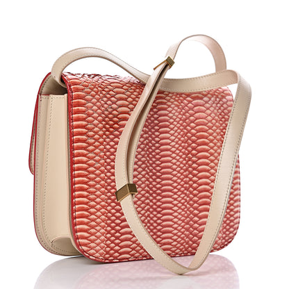 Celine Watersnake Medium Classic Box Red 3 of 10