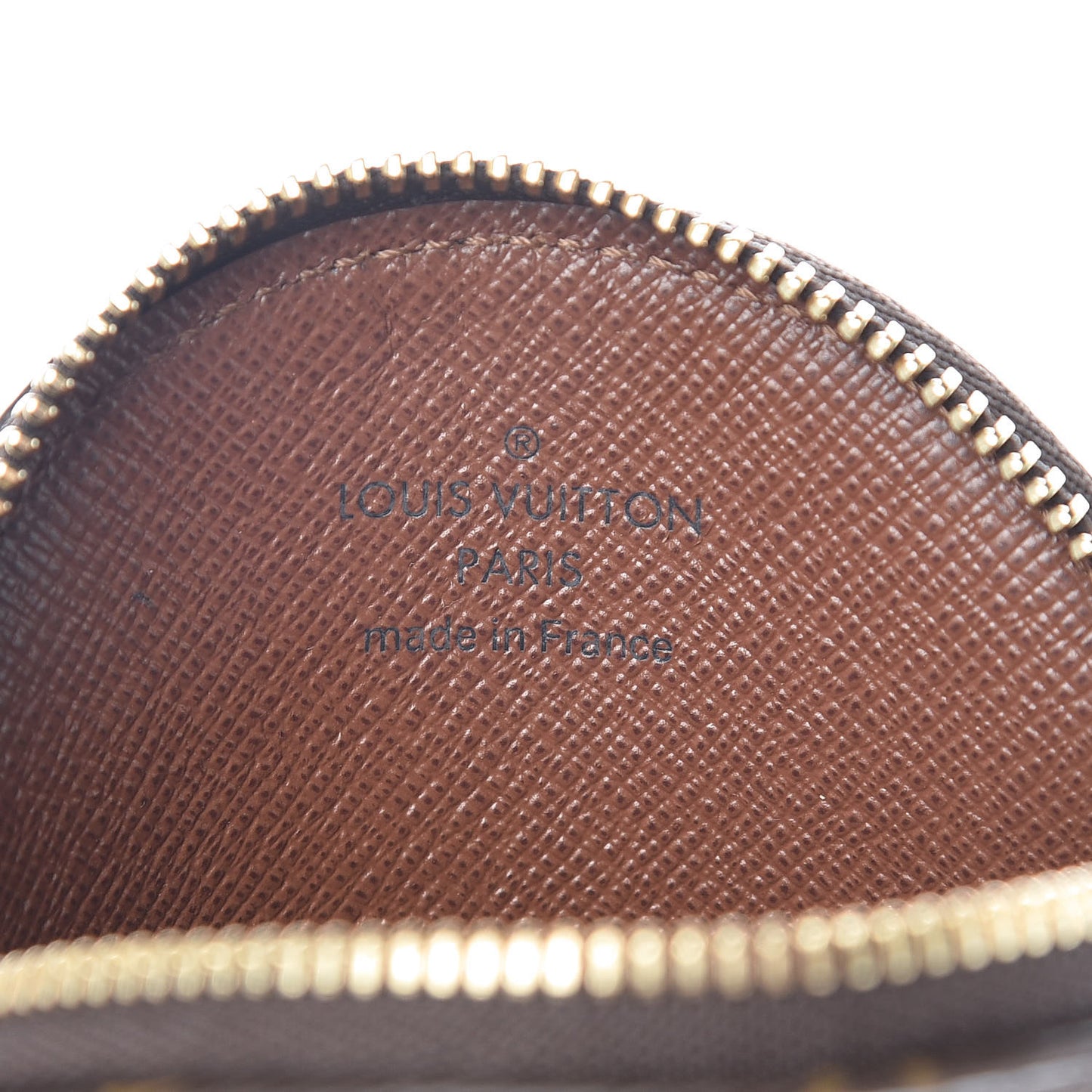 Monogram Round Coin Purse
