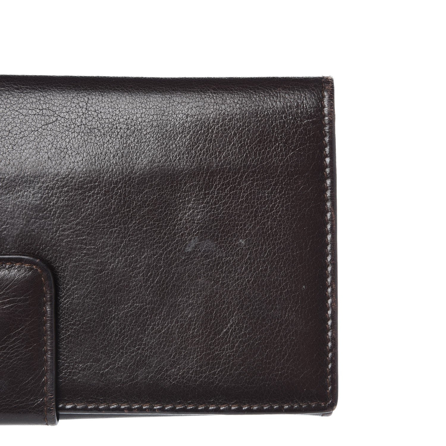 Gucci Calfskin Bamboo Continental Wallet Brown 16 of 16