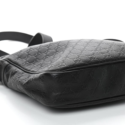 Gucci Guccissima Medium Messenger Black 9 of 10