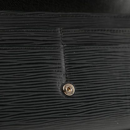 Louis Vuitton Epi Sarah Wallet NM Black 7 of 10