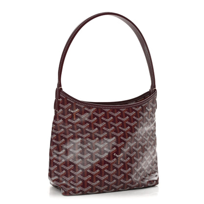 Goyard Goyardine Mini Boheme Hobo Burgundy 4 of 11