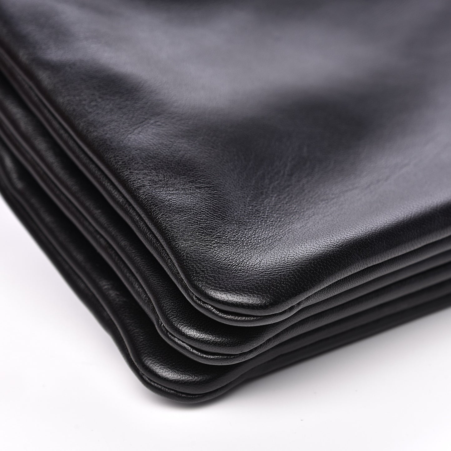 Lambskin Large Trio Crossbody Bag Black